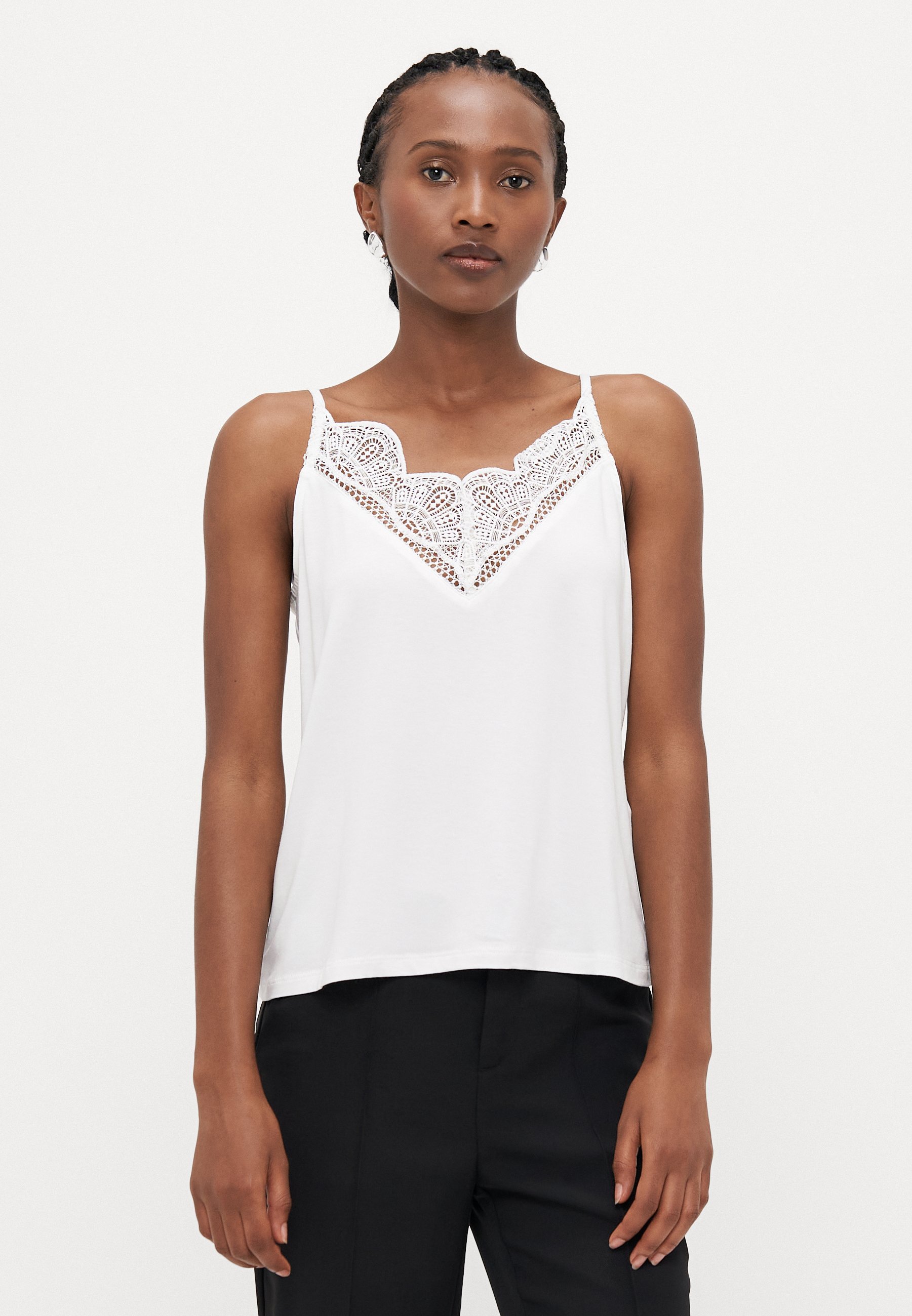 Débardeur Vero Moda Petite VMGLADYS - Haut - Blanc neige