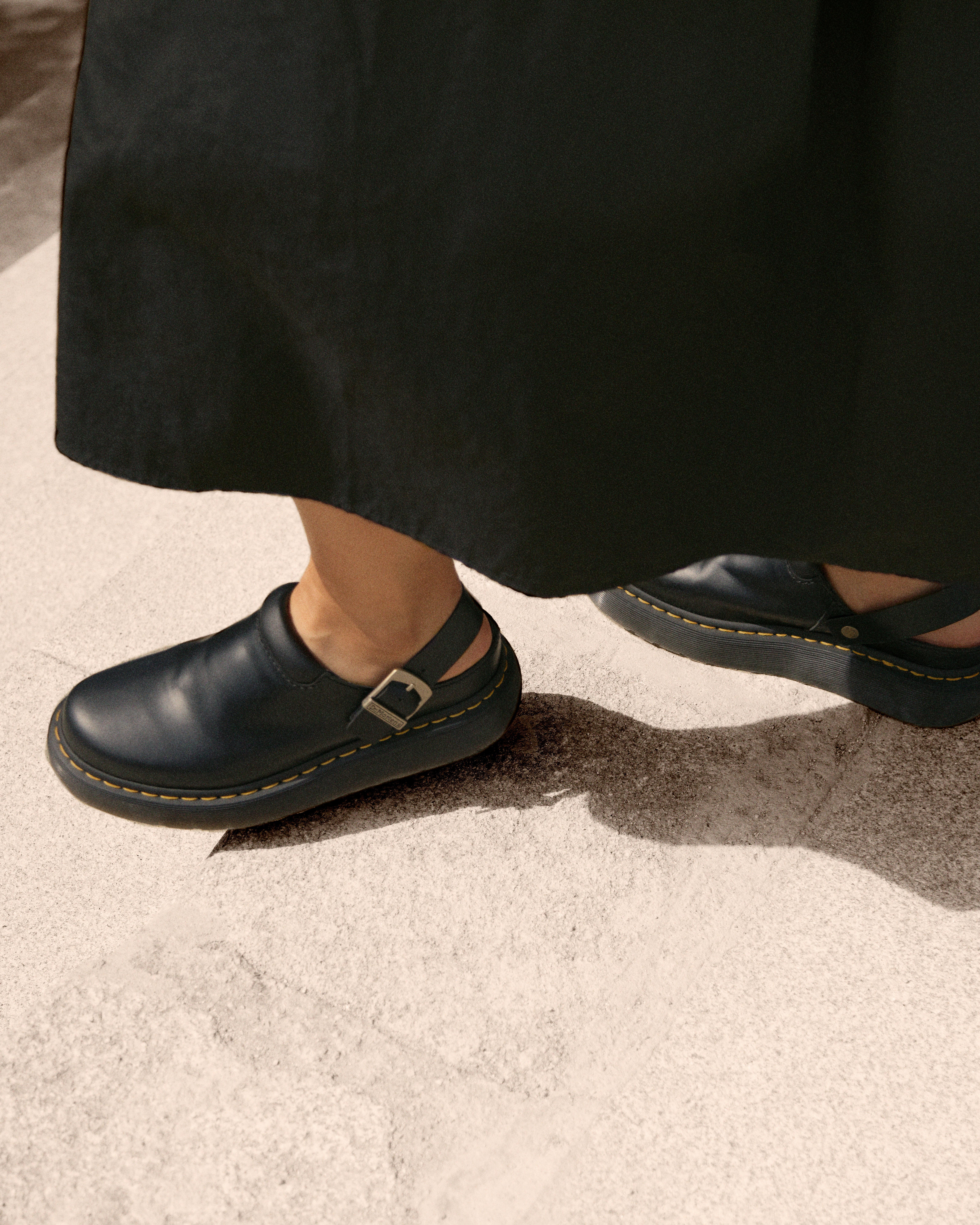 Laketen Leder Plateau Mules