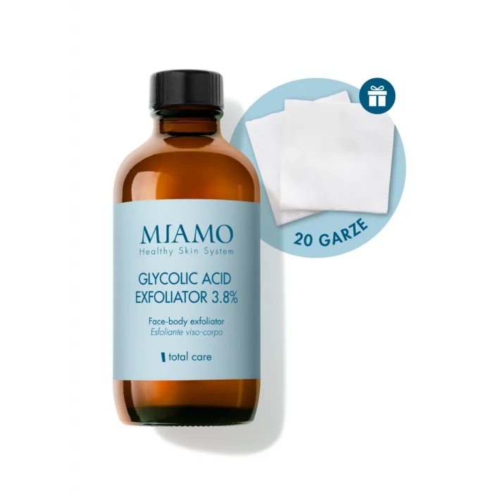 MIAMO Miamo Soin Total Exfoliant à l'Acide Glycolique 3,8 % - Coffret Exfoliant Visage et Corps