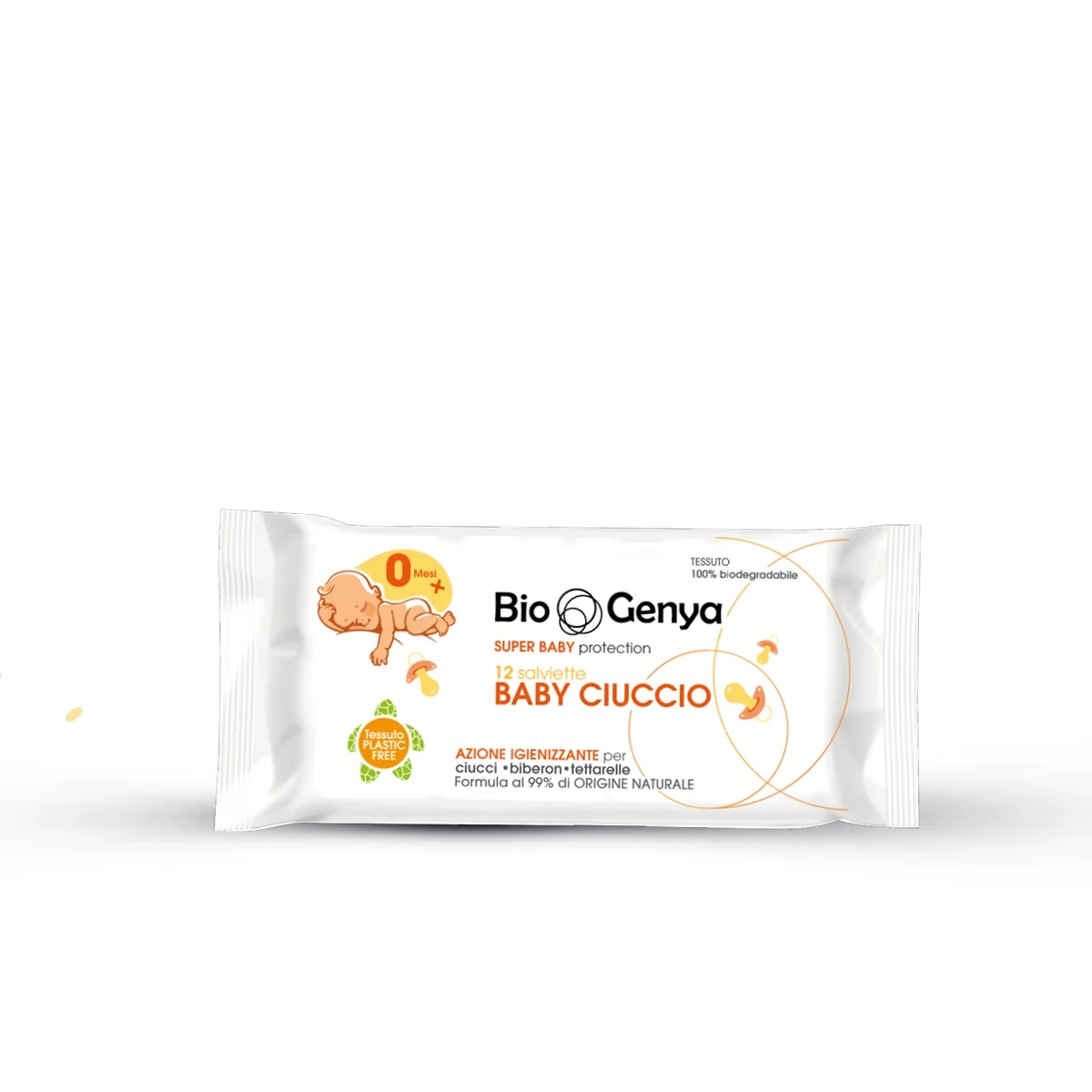 BIOGENYA Biogenya Baby fopspeen desinfecterende doekjes 12 stuks
