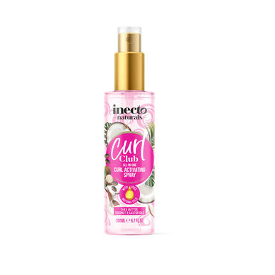 „Inecto Curl Club“ garbanų aktyvatorius purškiklis 200 ml 200 ml