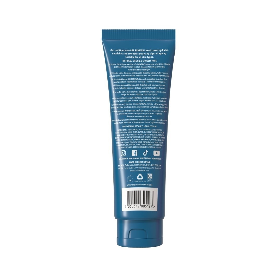Dr. PawPaw rankų kremas nuo senėjimo su apelsinų ir mangų ekstraktu, 50 ml