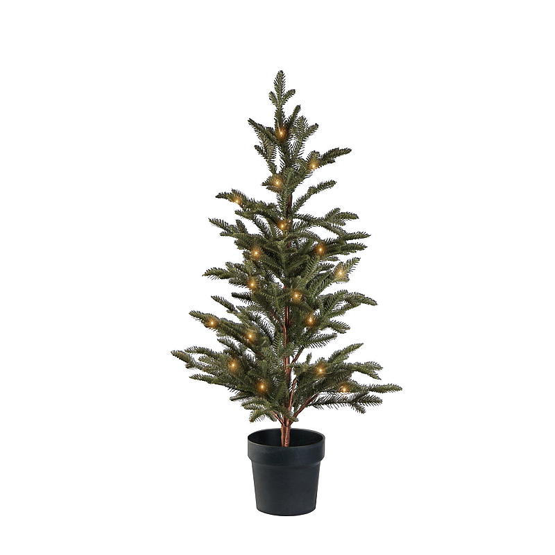 Arbre décoratif Light IT 90 cm, 60 LED blanc chaud, Kvitfjell