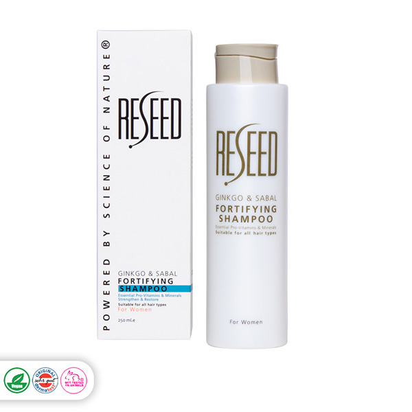 Șampon fortifiant RESEED Ginkgo și Sabal pentru femei 250 ml