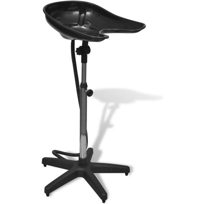 Lavabo de salón vidaXL negro