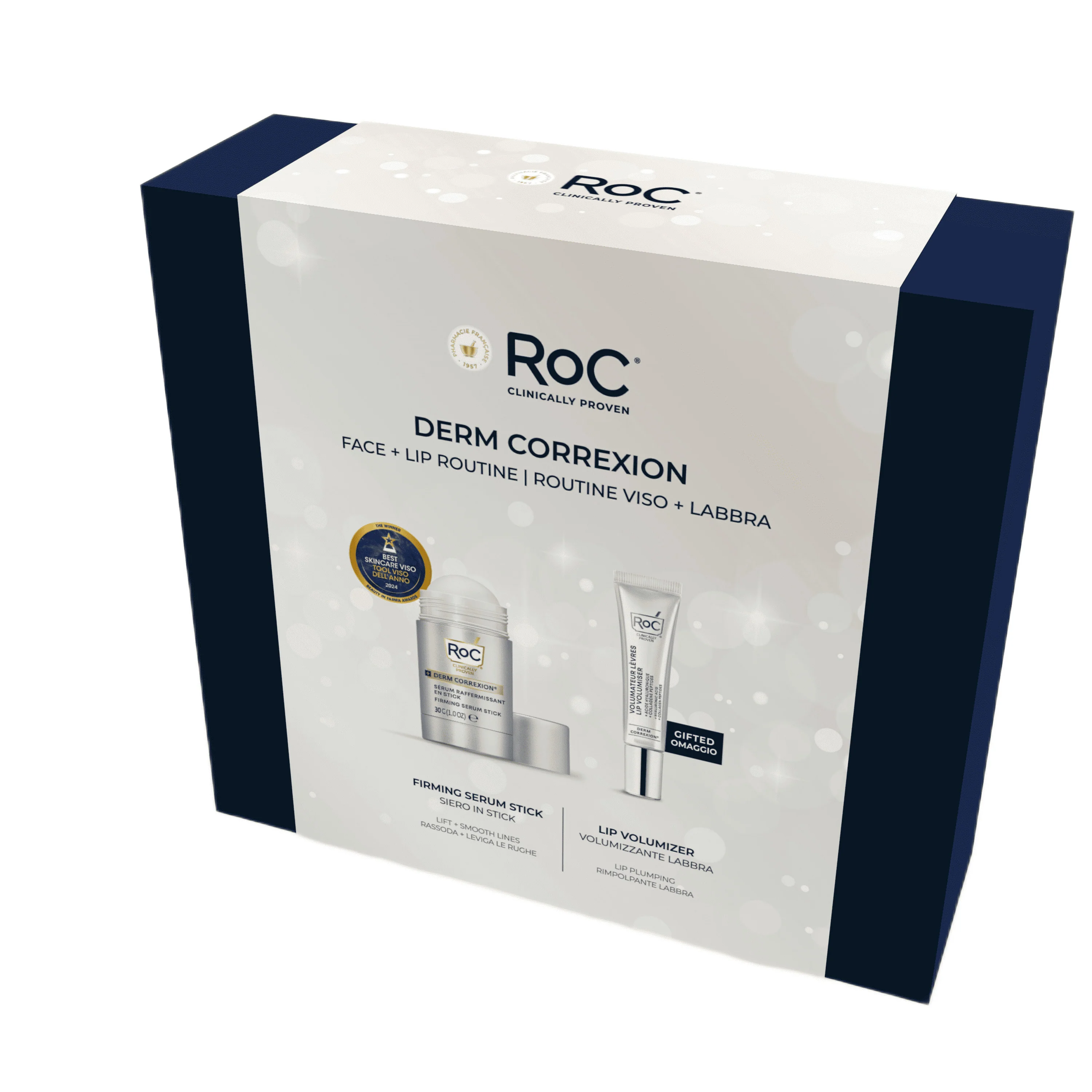 Derm Correxion Cofanetto Derm Correxion - Cofanetti Viso e Corpo, Volumizzante Labbra, Stick lifting