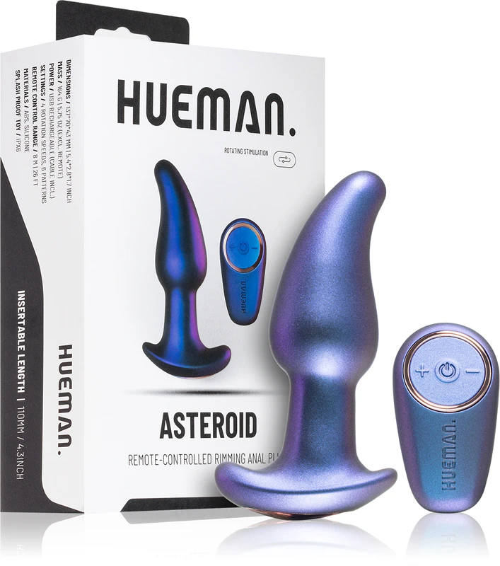 HUEMAN Asteroid Rimming Anale Plug met Afstandsbediening