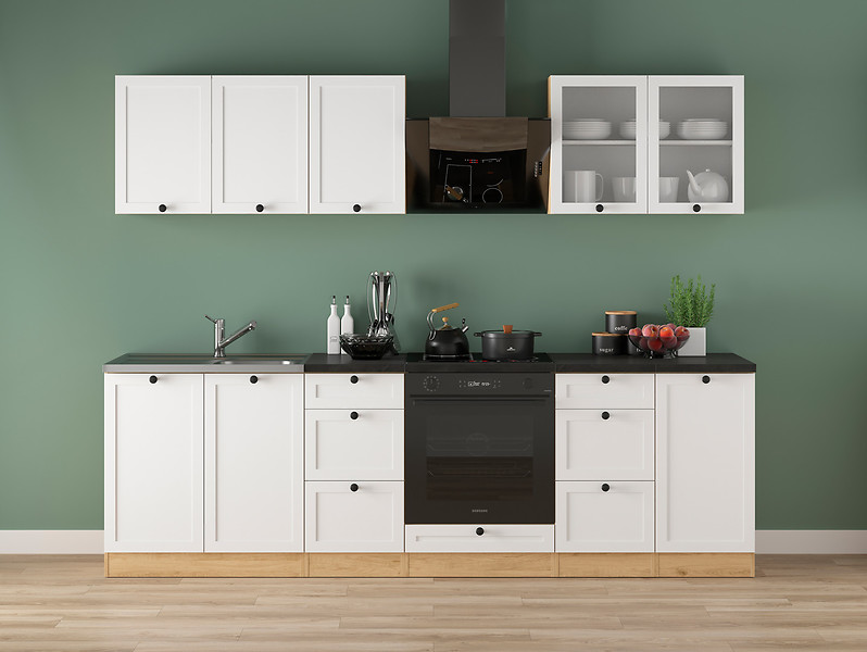 Komplet kuchenny Junona Line 260 cm biały