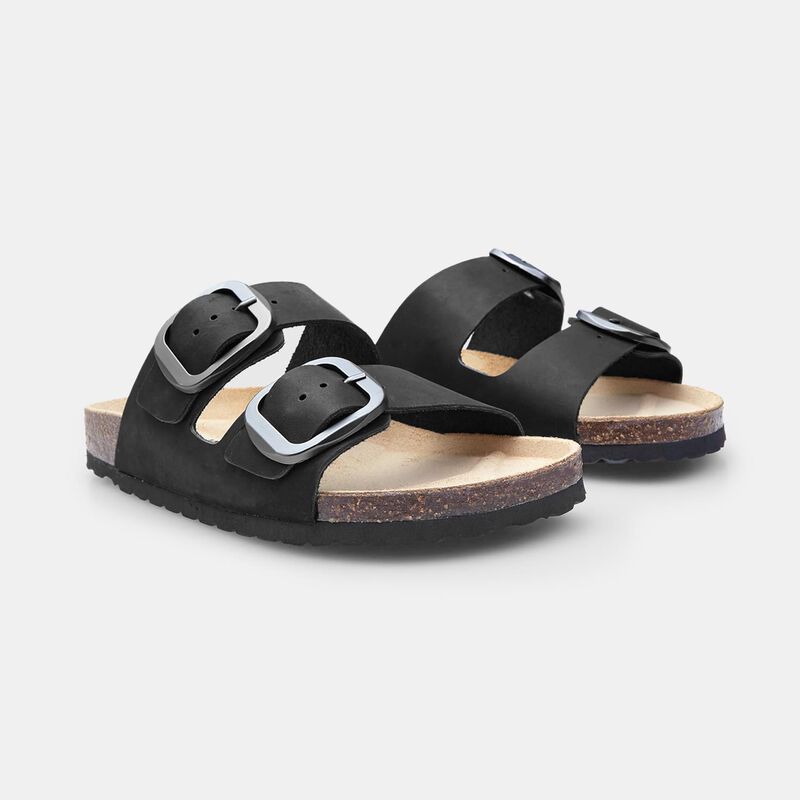 Bata damskie skórzane kapcie