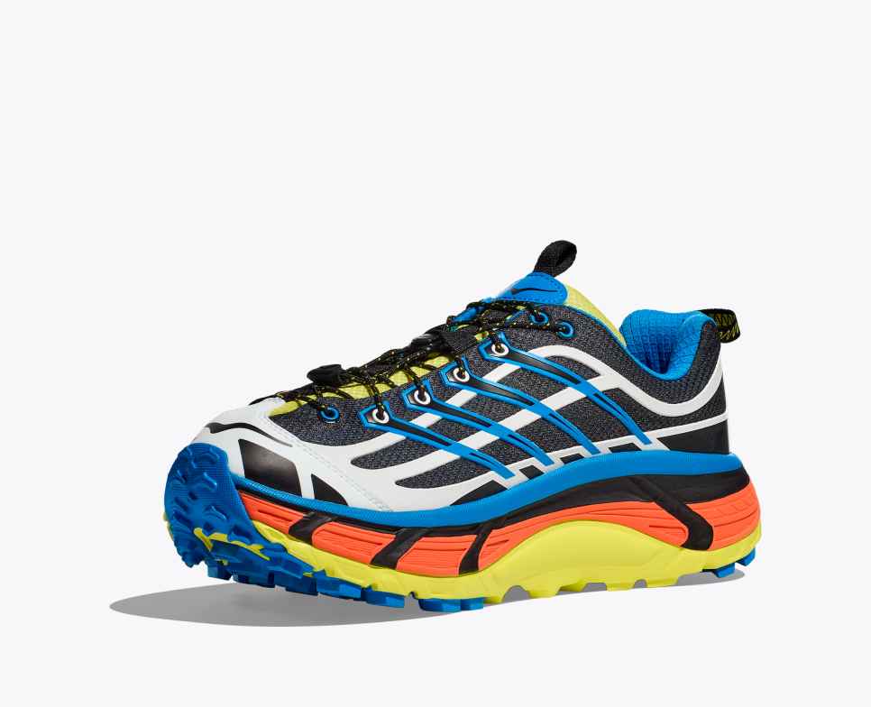 HOKA Mafate Three2 Negro/Azul Diva
