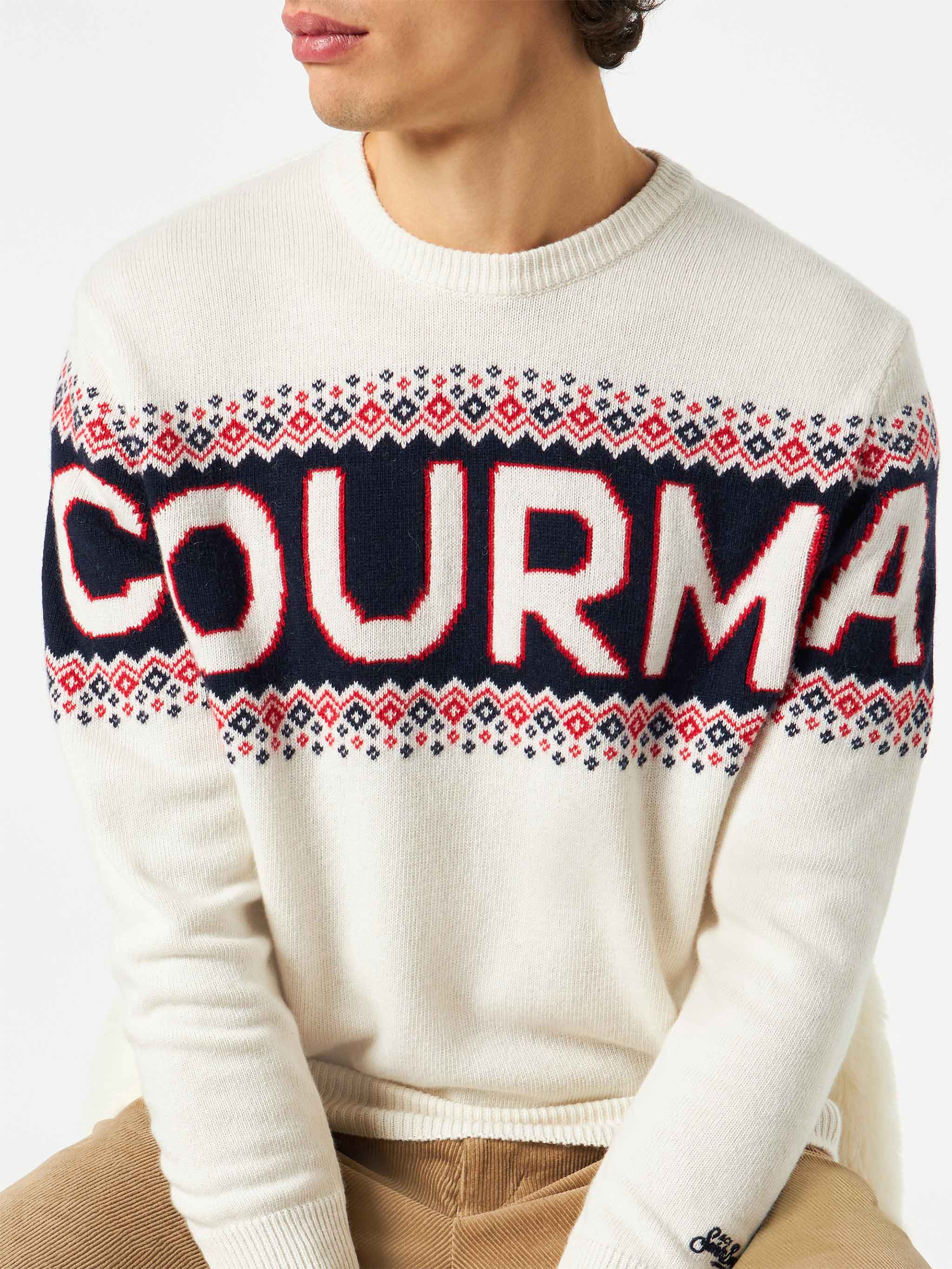 Muški džemper s natpisom Courma