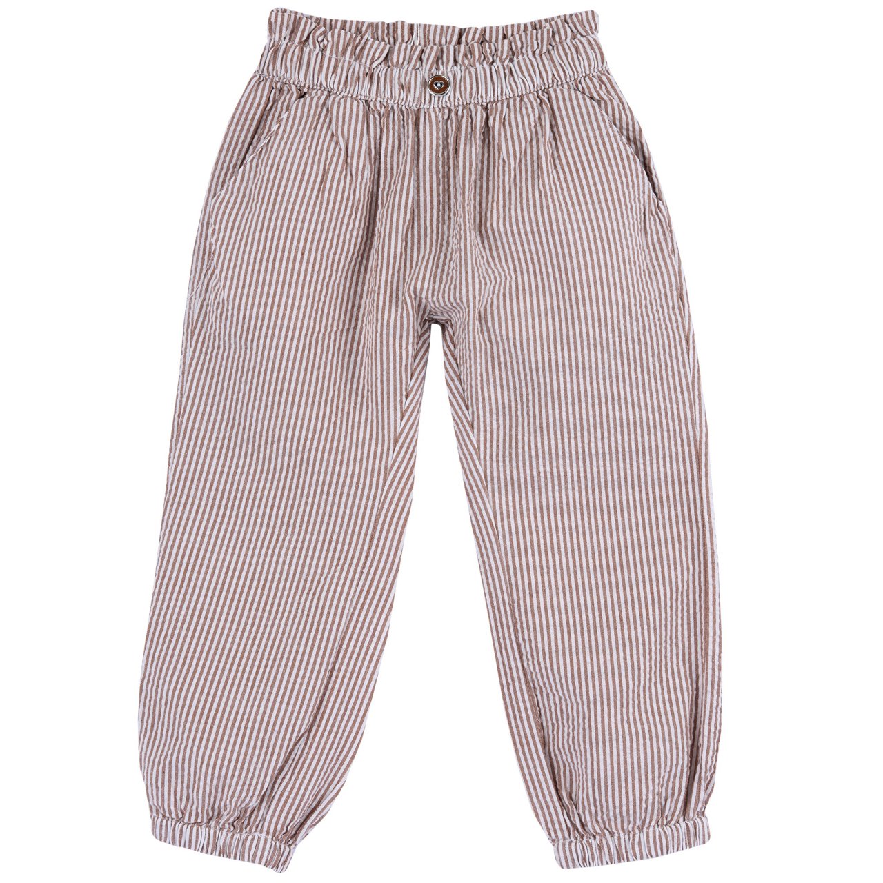 Lange Hose mit elastischem Bund