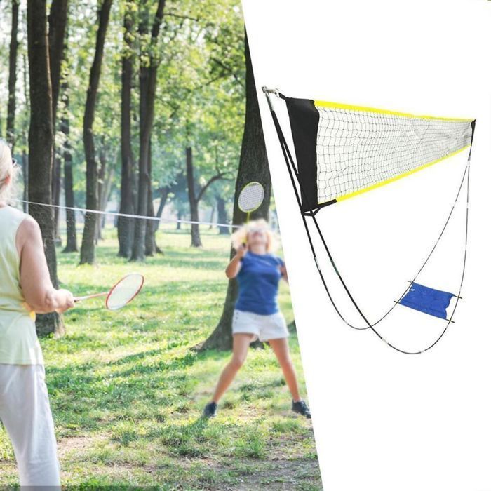 Filet de badminton portable, tennis, volley-ball, support, filet de badminton d'extérieur, filet de tennis, filet de volley-ball