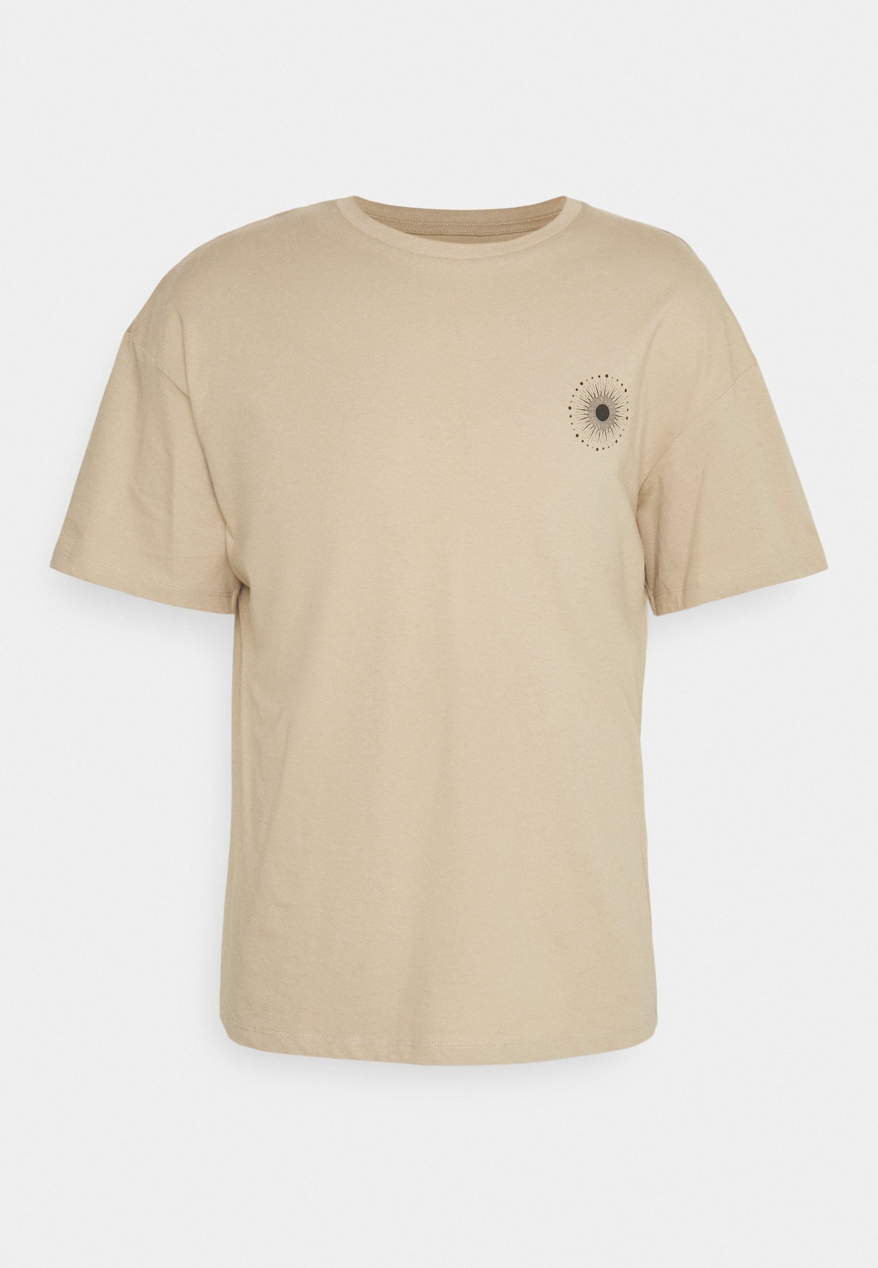 Jack & Jones JORJUPITOR TEE CREW NECK - Majica s potiskom - bež
