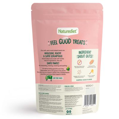 Naturediet Gustări moi pentru antrenament la cuptor - Curcan cu somon