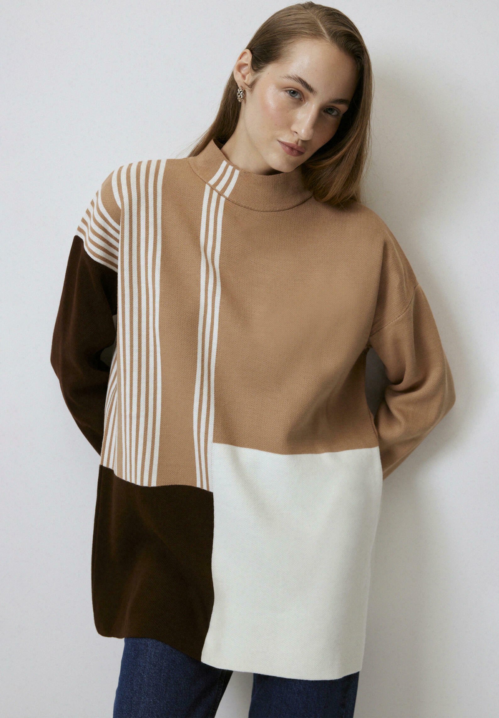 Touché Privé AVEC COLLIER - Pull - marron