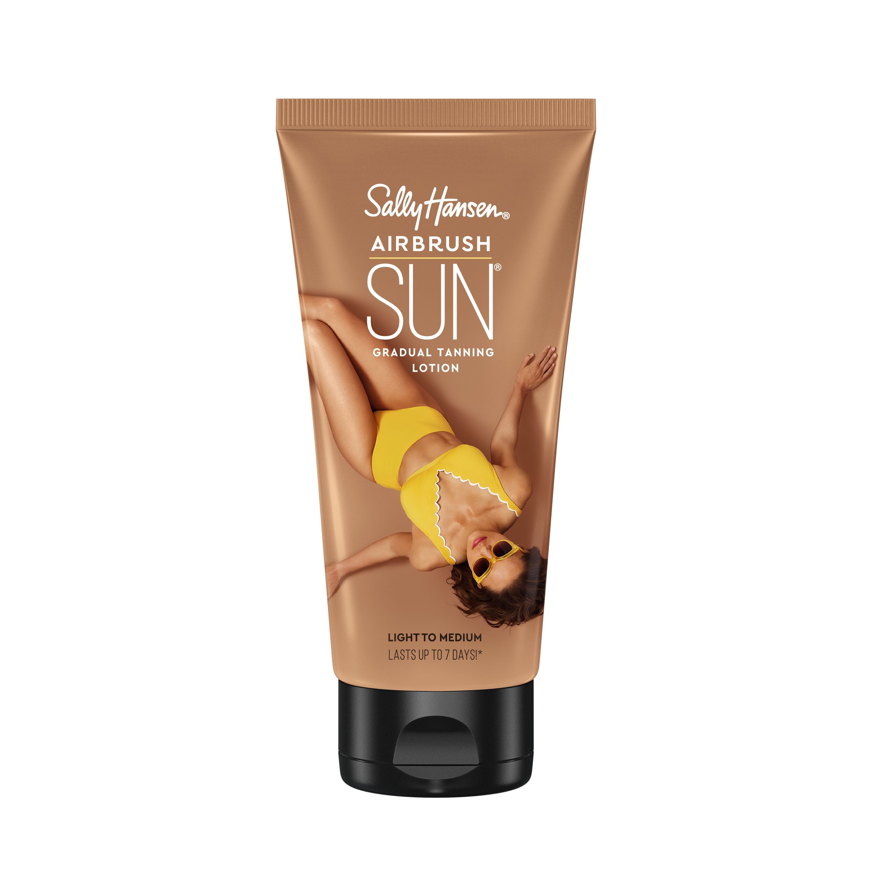 Opaľovacie mlieko Airbrush Legs Sun na postupné opaľovanie Samoopaľovacie prípravky