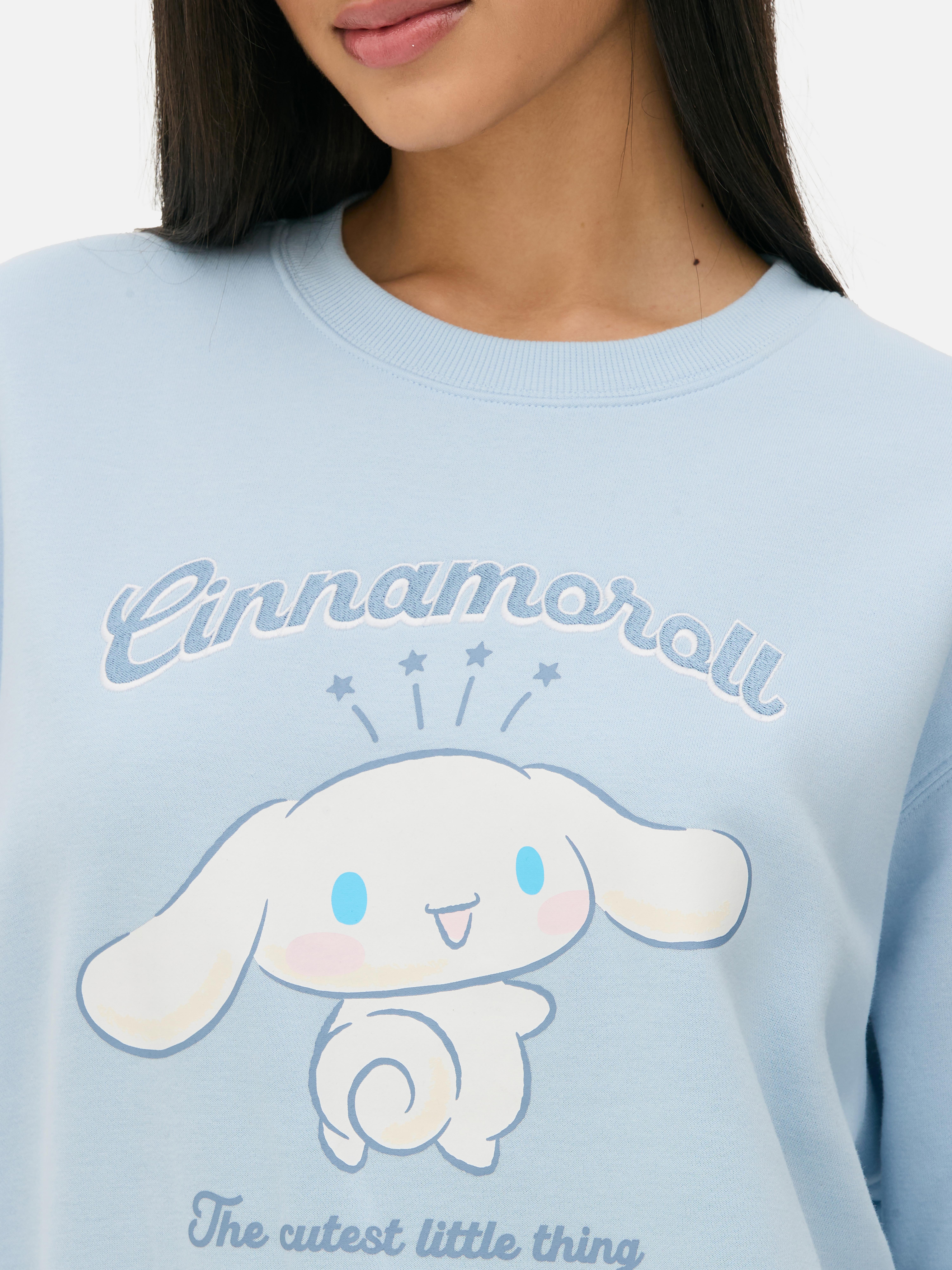 Hanorac Hello Kitty cu imprimeu Cinnamoroll. Un hanorac cu guler rotund, mâneci lungi și imprimeu Cinnamoroll.