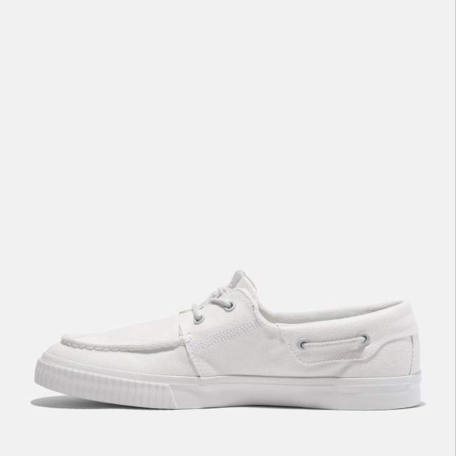 Sneaker Bassa Stringata da Uomo in bianco