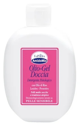 EUPHIDRA EuPhirda AmidoMio Duschöl-Duschgel 200 ml Lipid-Reinigungsgel mit Reisöl