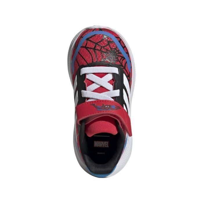 Zapatillas Adidas Runfalcon Spider-Man El I para bebés y niños pequeños, color rojo IH8758
