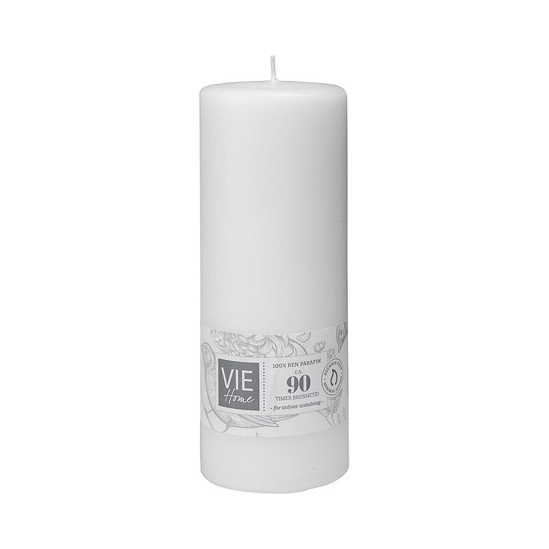 Vie Home Kubuskaars, diameter 6,8 cm, hoogte 18 cm