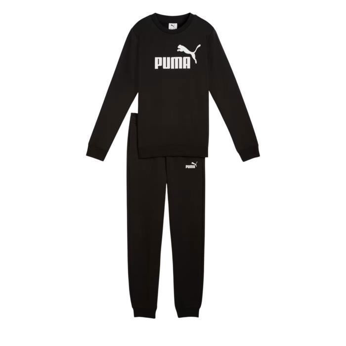 Chándal infantil Puma Essentials No. 1 Logo, color negro, 689721-01