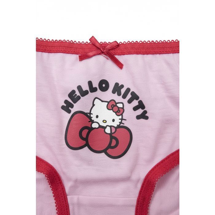 Ensemble de Sous-vêtements Fille en Jersey Simple 3 Pièces – Hello Kitty