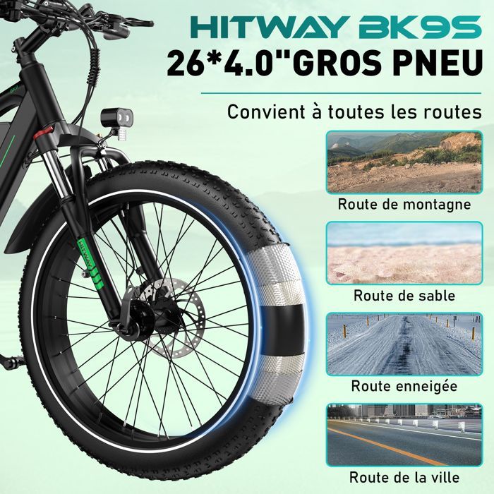 HITWAY Vélo Électrique 26