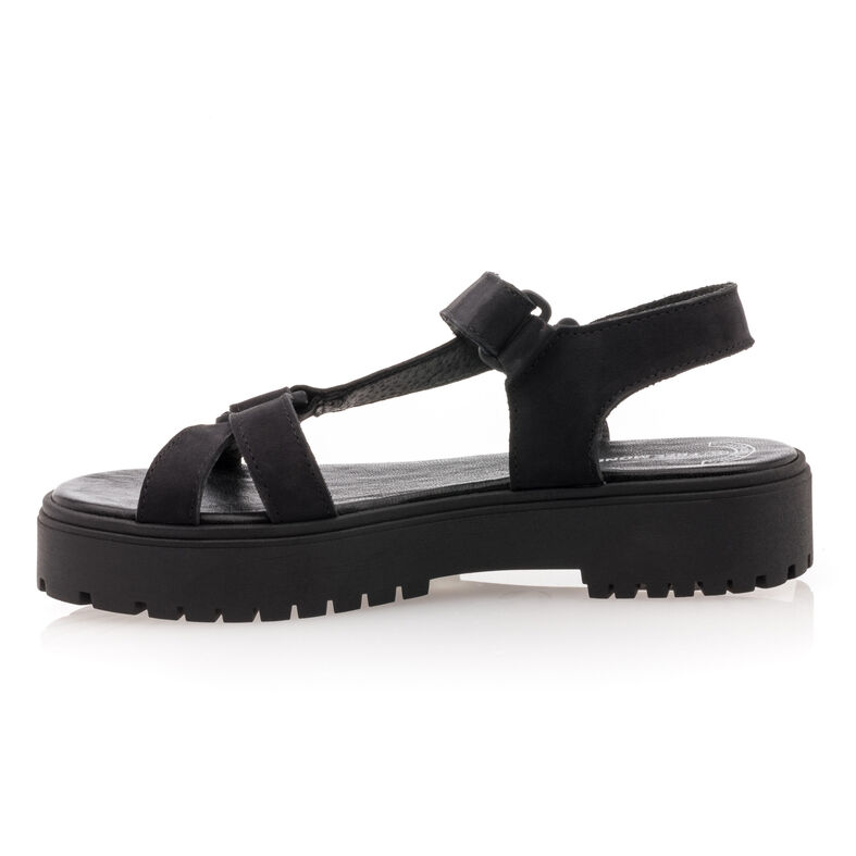 Sandalias negras para mujer / Zapatos de punta abierta