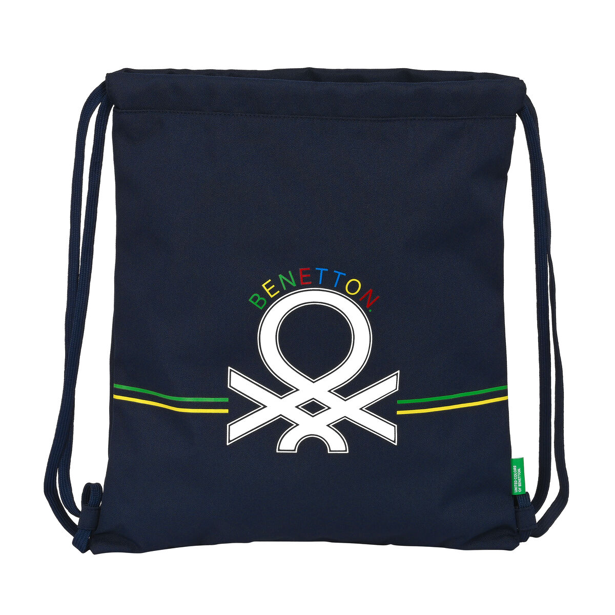  Bolsa Mochila z Cuerdas Benetton Sixties
