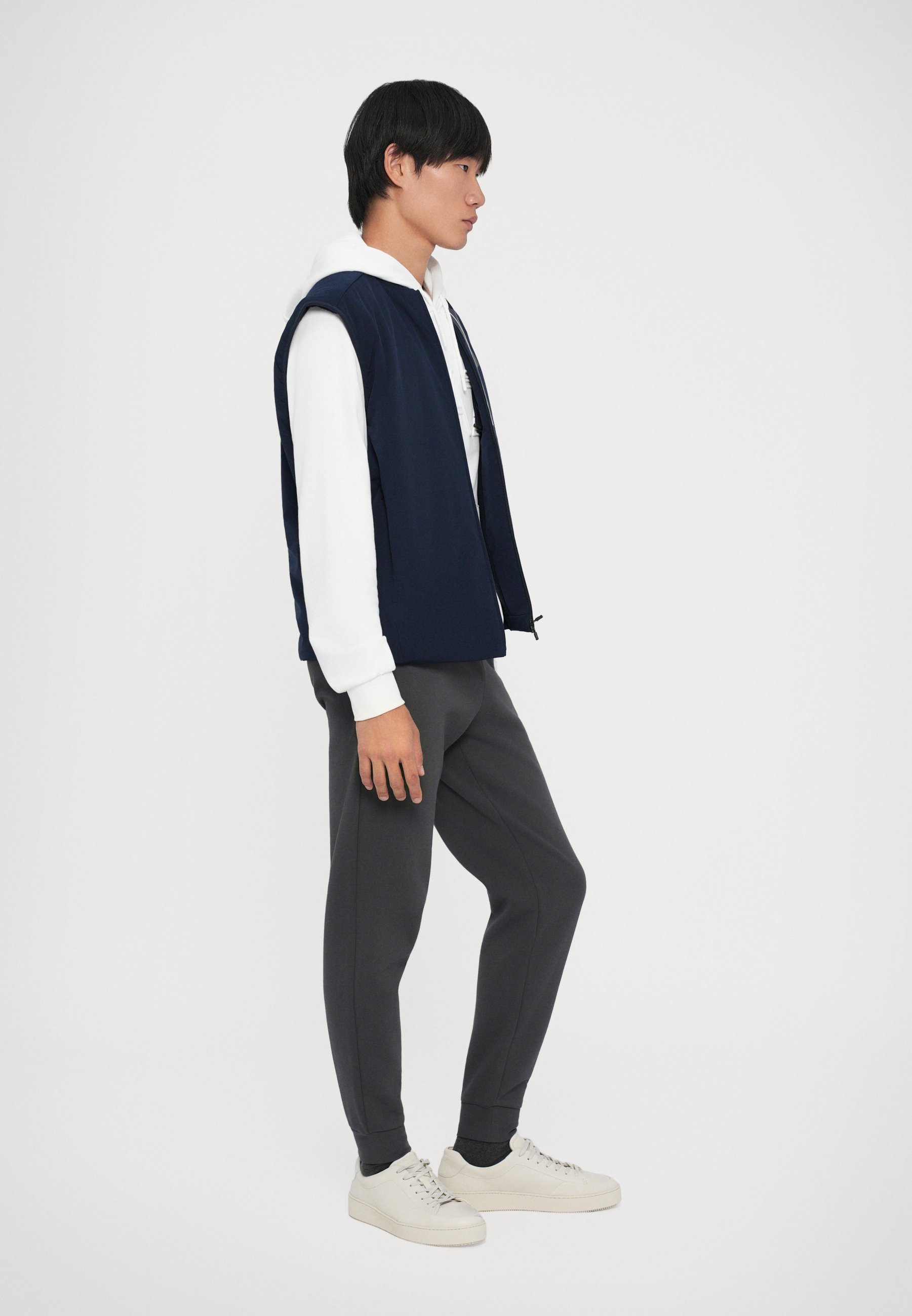 EA7 Emporio Armani TRAIN LINES PANTS - Pantaloni da tuta - asfalto