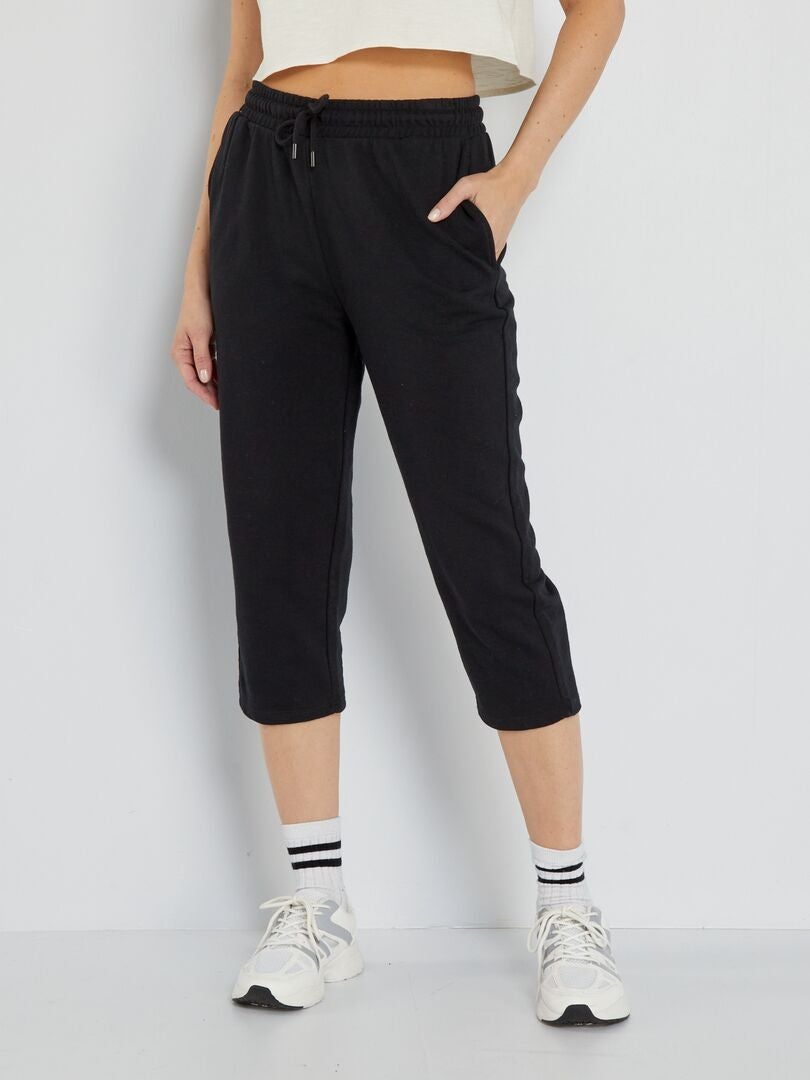 Calça Capri Jogger - Preta