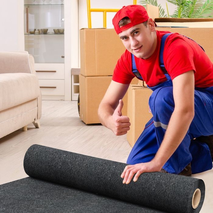 Alfombrilla impermeable y antideslizante para suelo de garaje - 269 cm × 671 cm, barrera contra fugas de aceite, apta para coches y motocicletas.