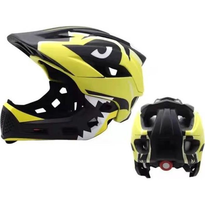 Children's Bike Helmet - Skateboard & BMX - Yellow - Detachable Chin Strap - Breathable