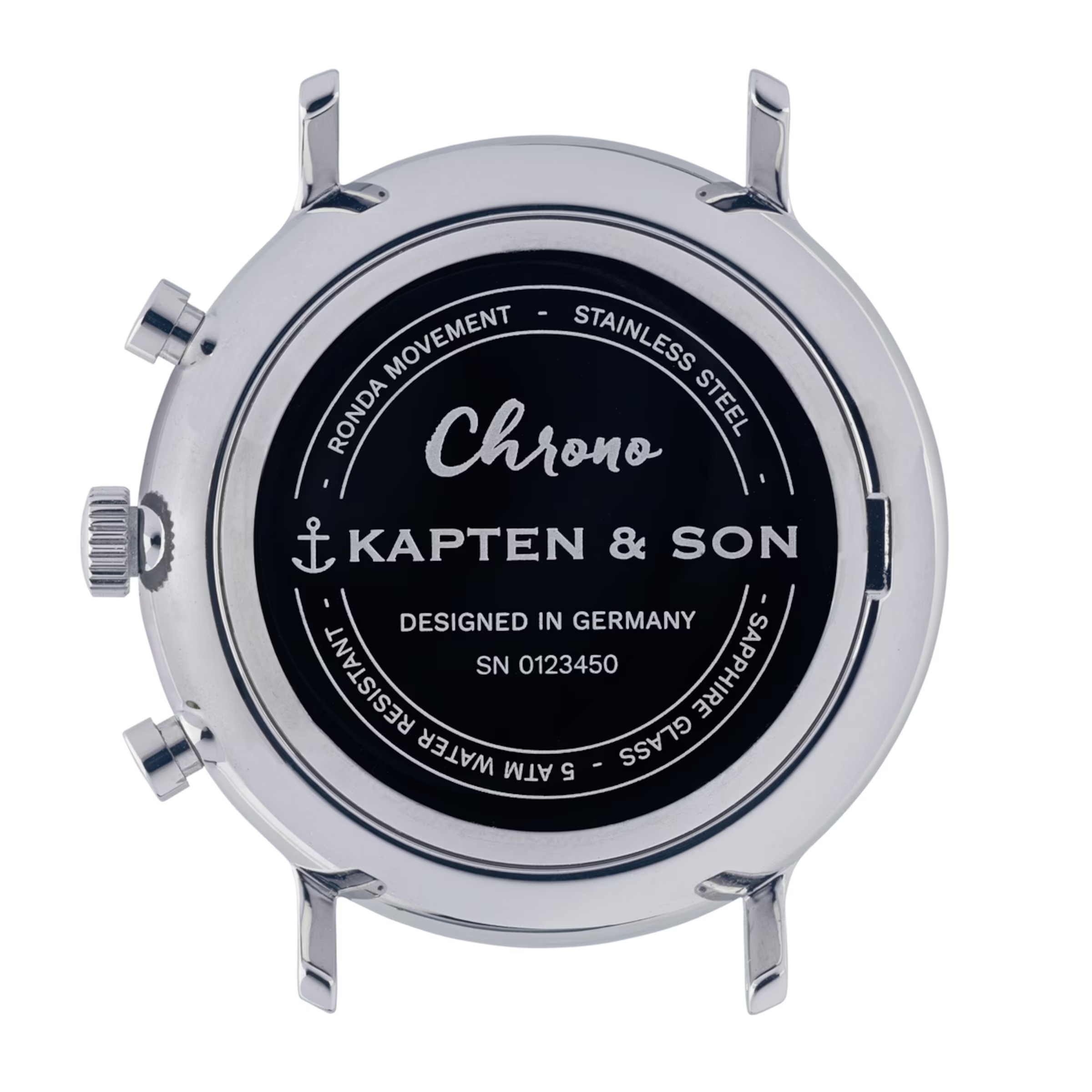 Acier bicolore argenté Chrono