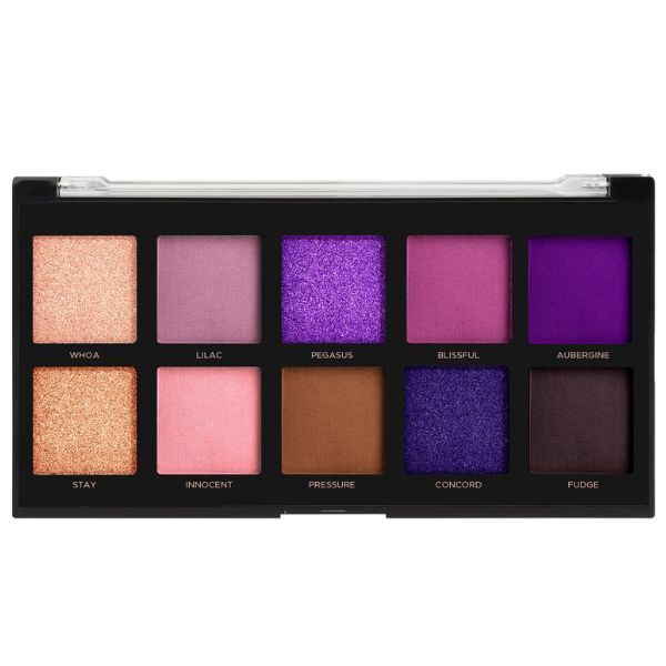Profusion Cosmetics Violets - paleta očních stínů 10 odstínů