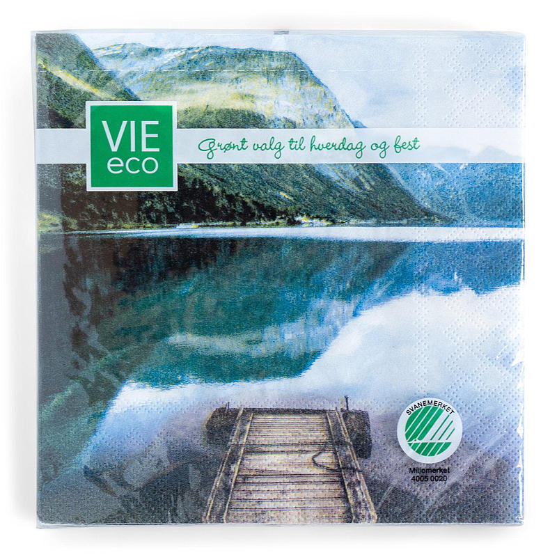 Servilletas Vie Home, paquete de 20 unidades, 33x33 cm, finales de verano.