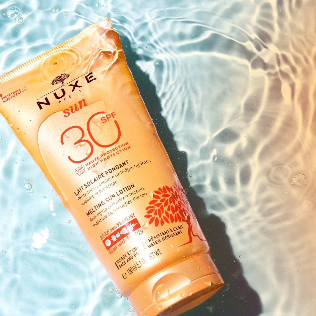 NUXE Sun Delicious apsauginis losjonas nuo saulės su aukštu apsaugos nuo saulės faktoriumi 30–150 ml