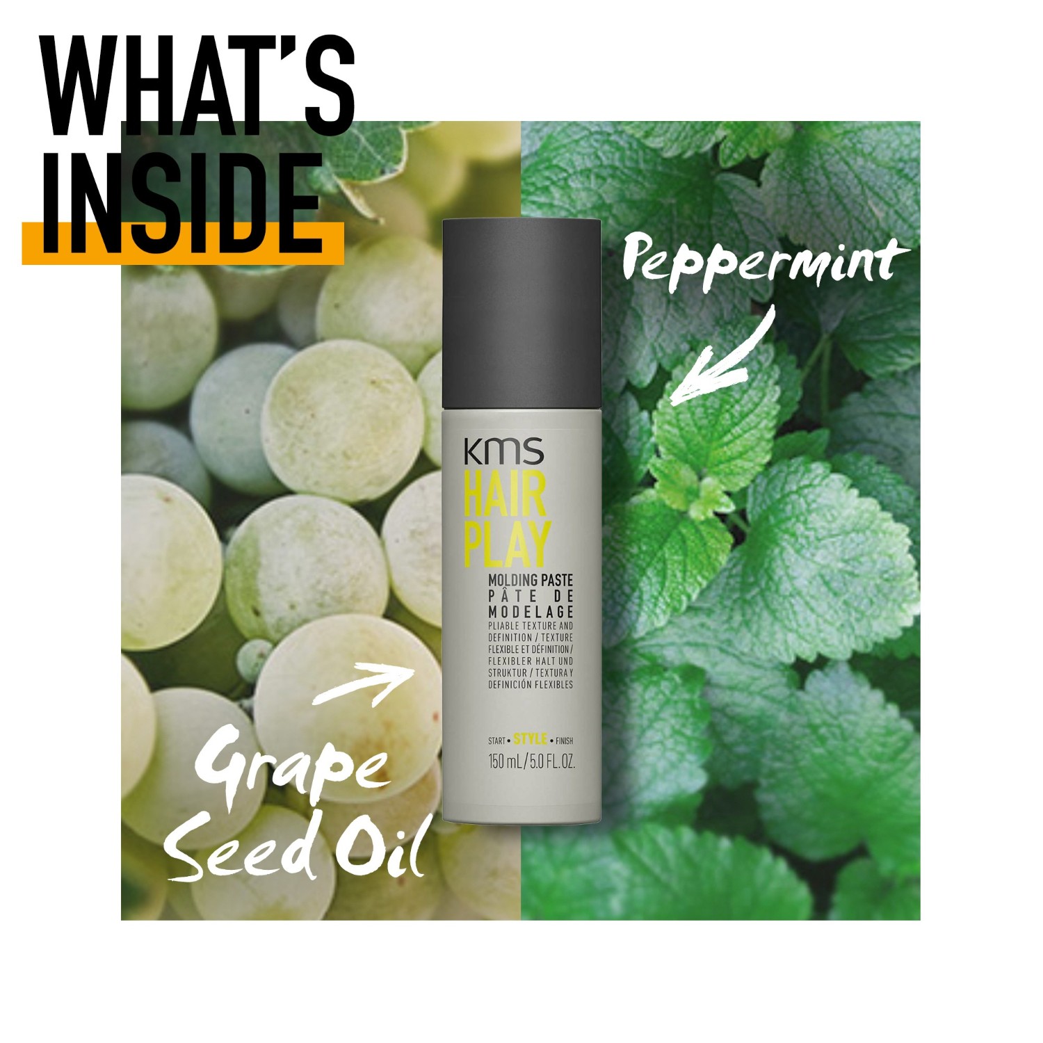 KMS haarcrème HAIRPLAY modelleerpasta - 150 ml
