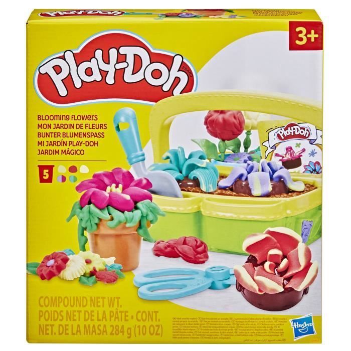 Play-Doh Il mio giardino fiorito, set di pasta modellabile ispirato al giardinaggio e alla natura, Classico, età 3+