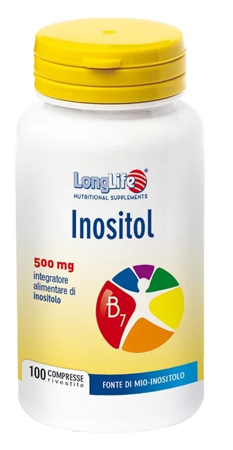 LONG LIFE LongLife Inositol Metabolisme Voedingssupplement 100 tabletten Vetmetabolisme