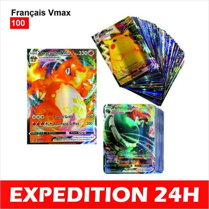 Cromos coleccionables - ZISONIX - Vmax - Paquete de 100 - PVC de alta calidad - Resistentes al agua