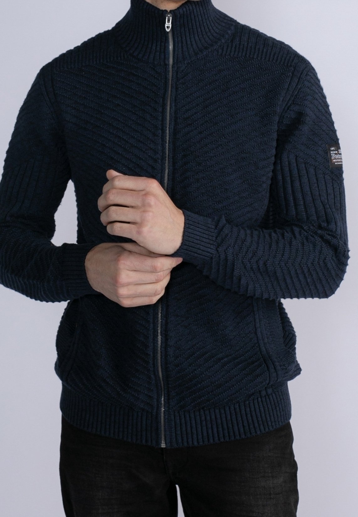 Petrol Industries Cardigan - blauw