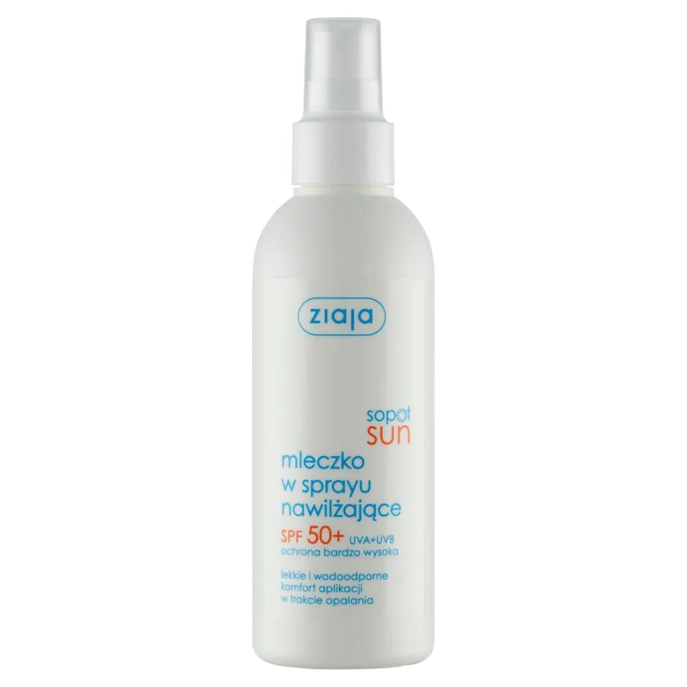 Ziaja Sopot Sun Mleczko Nawilżające w Sprayu SPF 50+