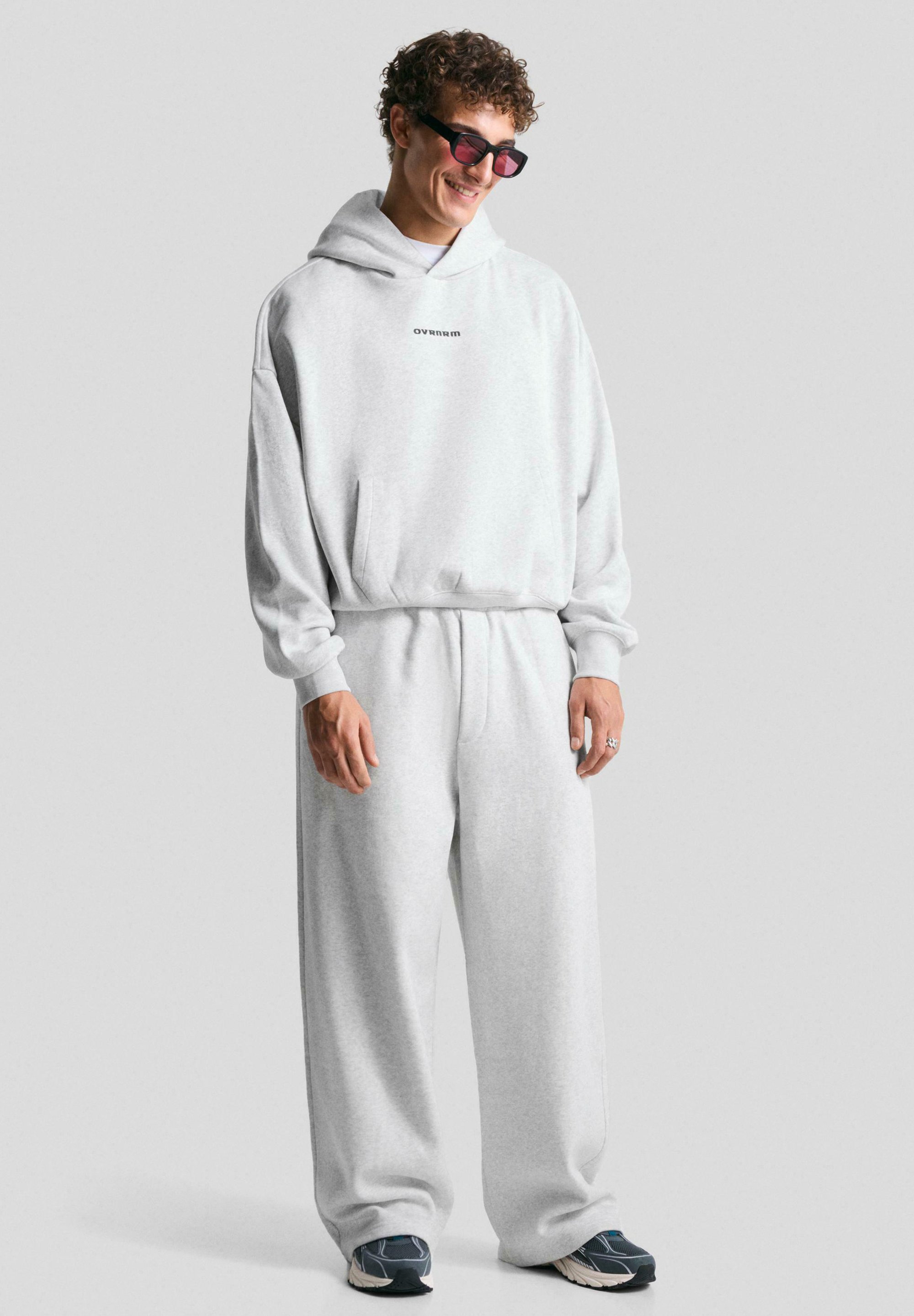 Bershka SUPER - Trainingsbroek - grijs
