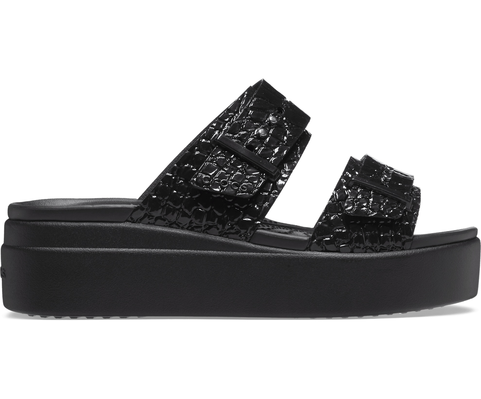 Brooklyn Croco Shine Buckle