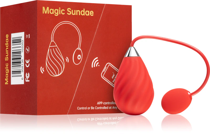 Ovo vibratório do amor controlado pelo aplicativo Magic Motion Sundae