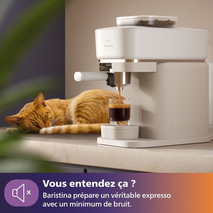 Expresso avec broyeur Philips Baristina BAR300/00 122,8 W Blanc