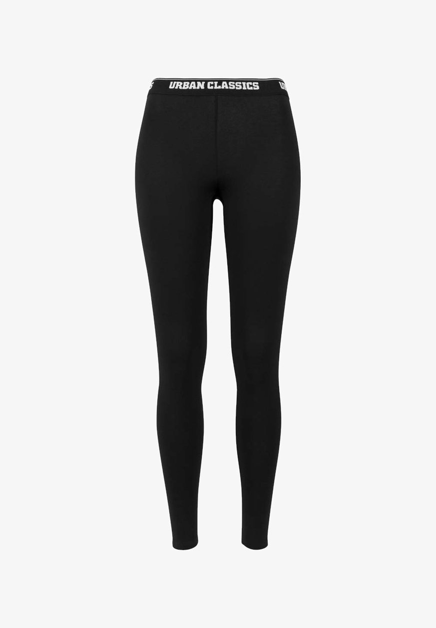 Urban Classics leggings met logo voor dames - Leggings - Broek - zwart